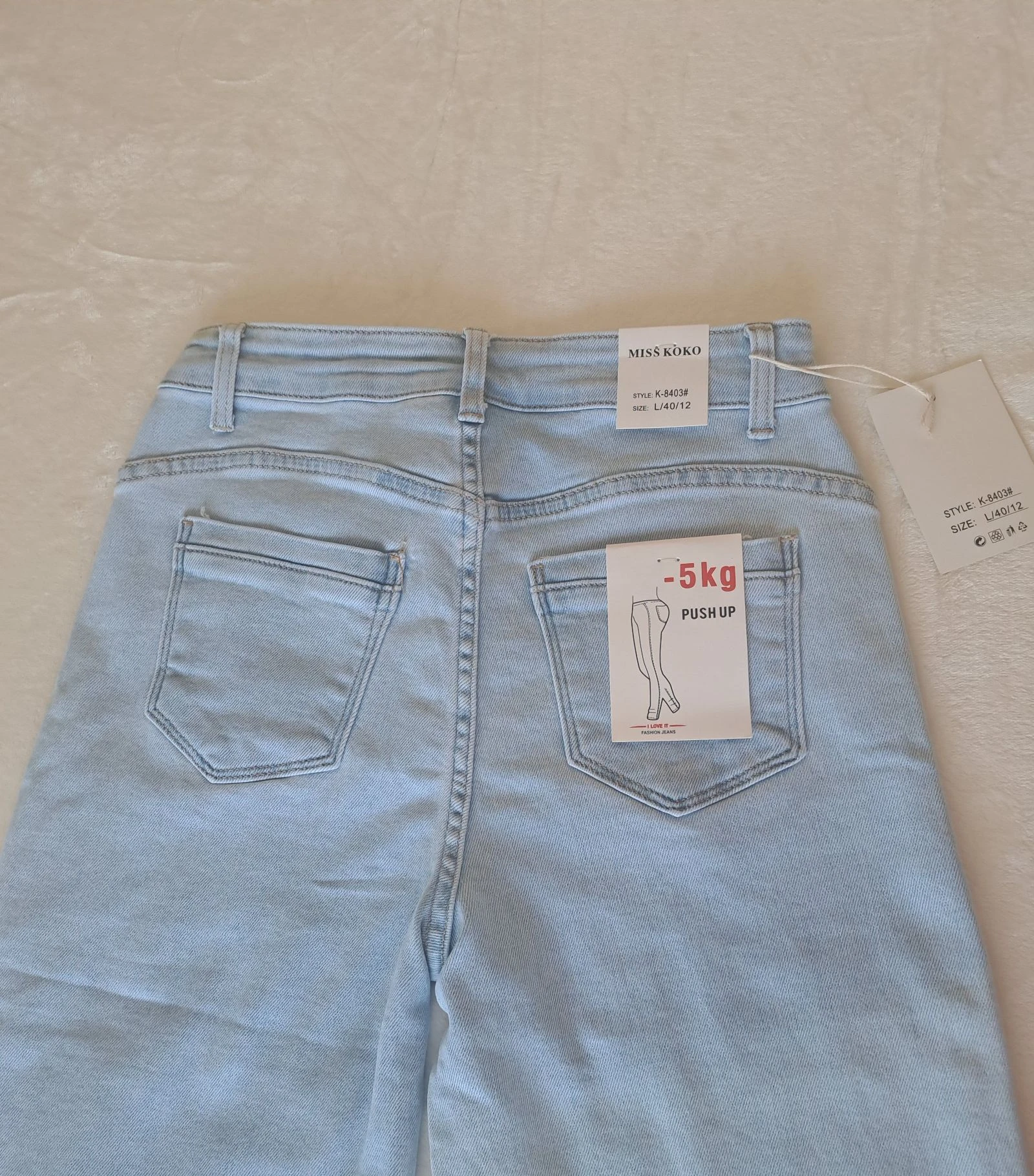 Premium Wide-Leg Jeans • High Waist • Size 40 • Trendy Fit – photo 2